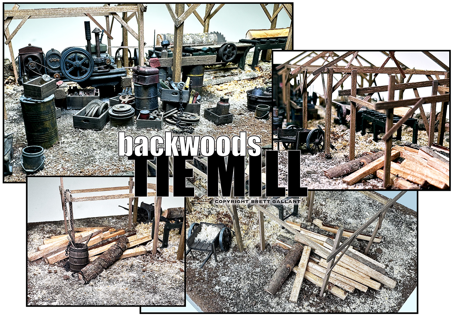 SierraWest Scale Models Backwoods Tie Mill